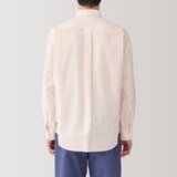 紳士　洗いざらしブロード長袖シャツ