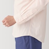 紳士　洗いざらしブロード長袖シャツ