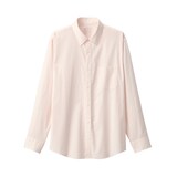 紳士　洗いざらしブロード長袖シャツ