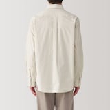 紳士　洗いざらしブロード長袖シャツ