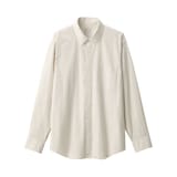 紳士　洗いざらしブロード長袖シャツ