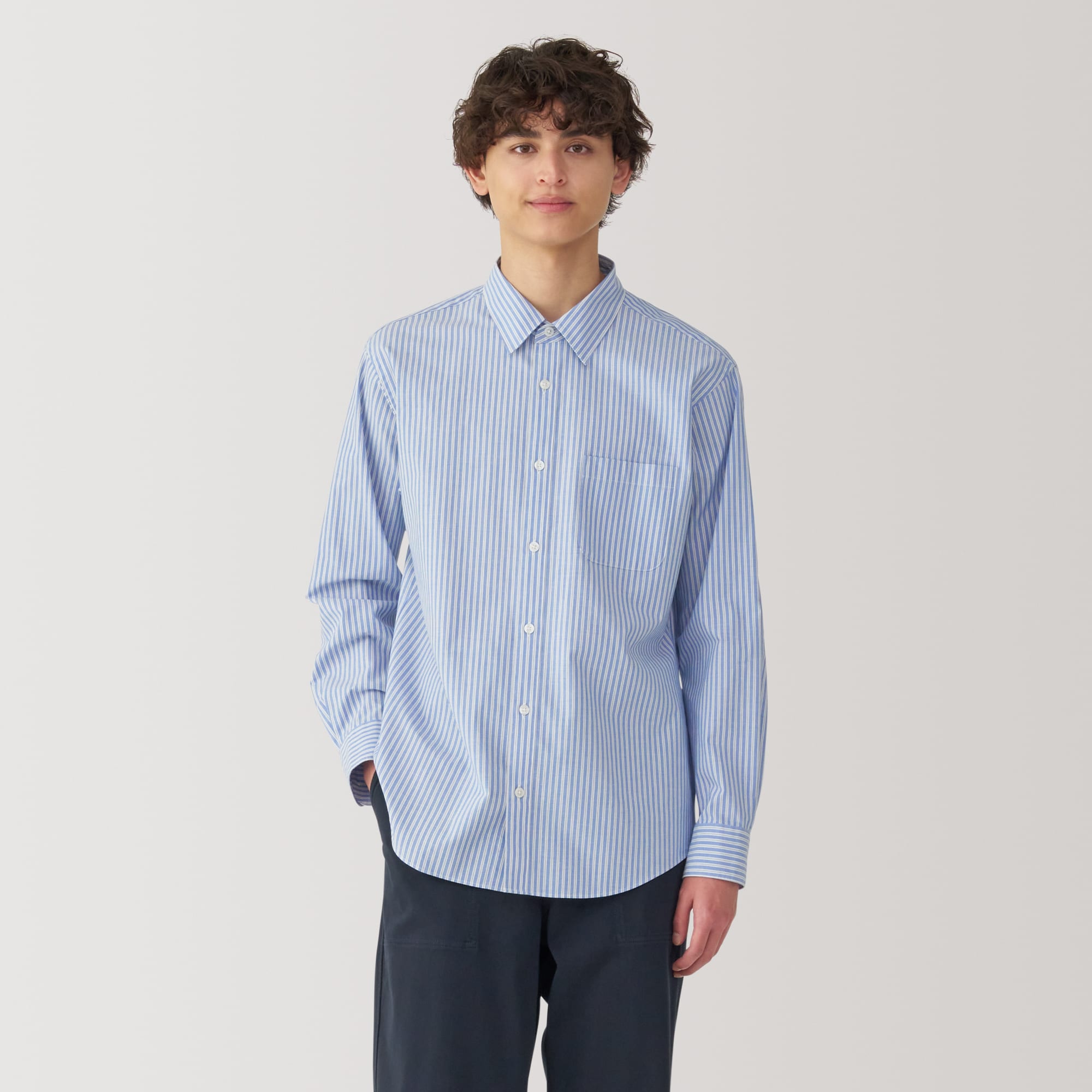 美良品
asics アシックス ハーフパンツ 紳士 洗いざらしブロード長袖シャツ | 無印良品