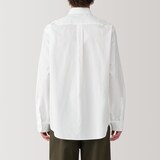 紳士　洗いざらしブロード長袖シャツ