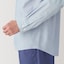 紳士　洗いざらしブロード長袖シャツ