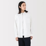 紳士　洗いざらしオックスボタンダウン長袖シャツ