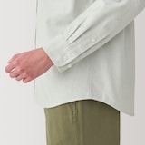 紳士　洗いざらしオックスボタンダウン長袖シャツ