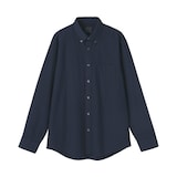 紳士　洗いざらしオックスボタンダウン長袖シャツ