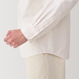 紳士　洗いざらしオックスボタンダウン長袖シャツ