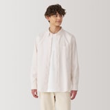 紳士　洗いざらしオックスボタンダウン長袖シャツ