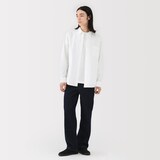 紳士　洗いざらしオックスボタンダウン長袖シャツ