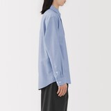 紳士　洗いざらしオックスボタンダウン長袖シャツ