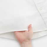 紳士　洗いざらしオックススタンドカラー長袖シャツ