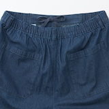 紳士　洗いざらしデニムイージーパンツ　インディゴ