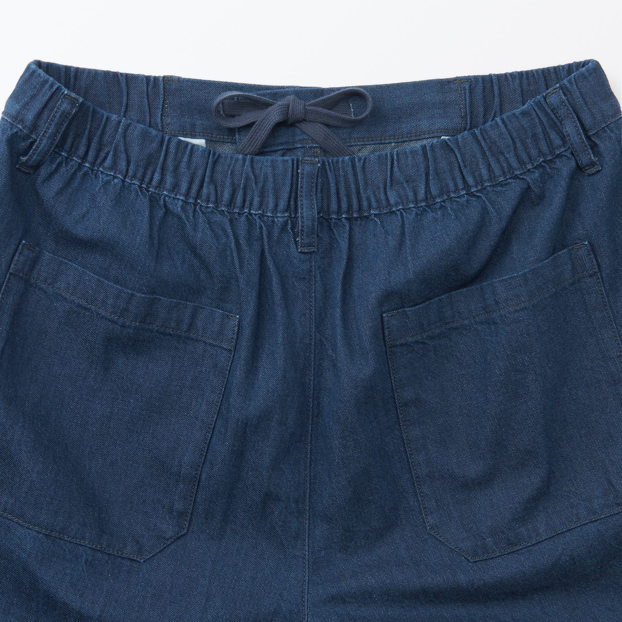 紳士　洗いざらしデニムイージーパンツ　インディゴ