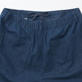 紳士　洗いざらしデニムイージーパンツ　インディゴ