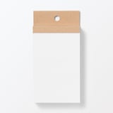 フック穴付きメモパッド　日めくりタイプ