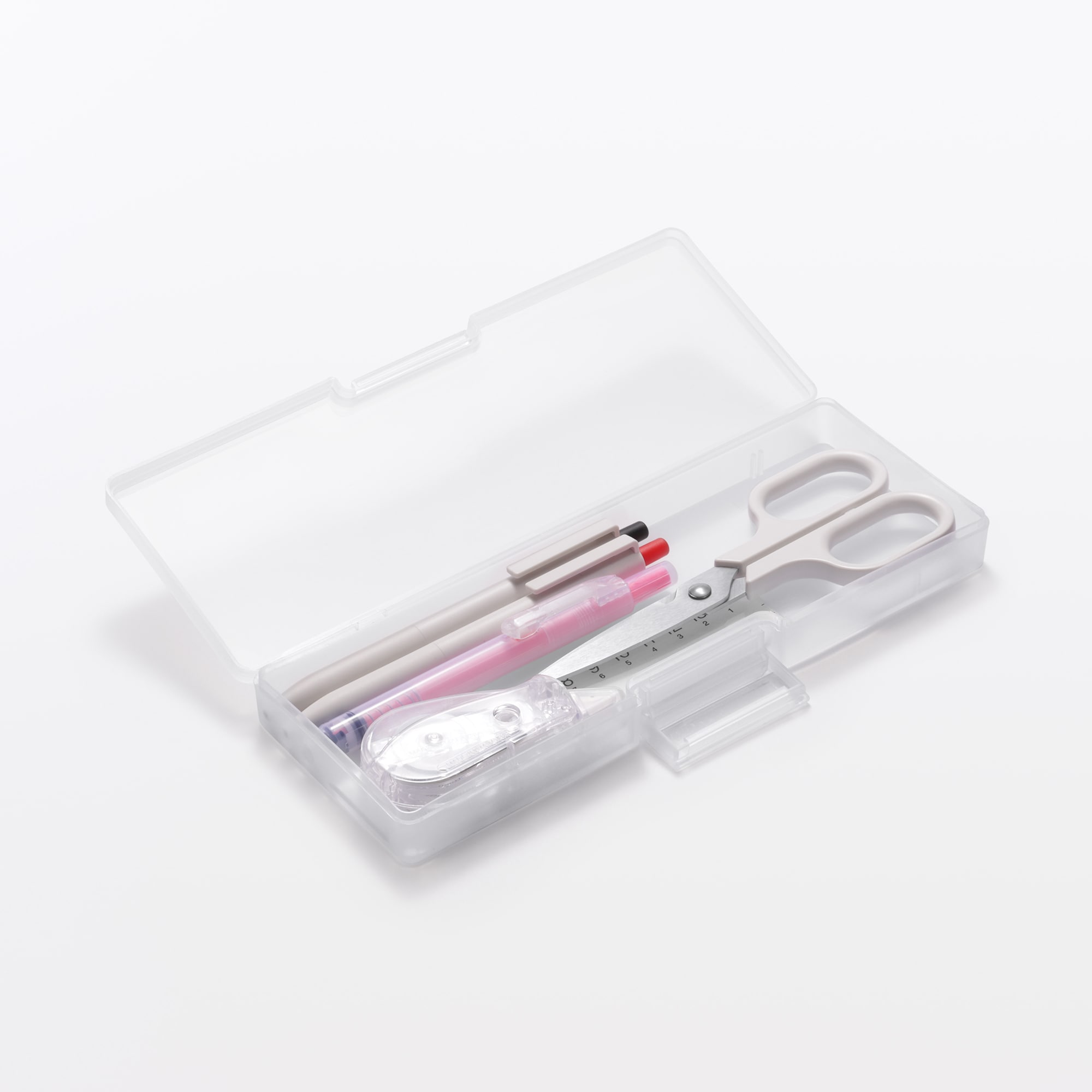 ポリプロピレン　仕切りが外せる筆箱