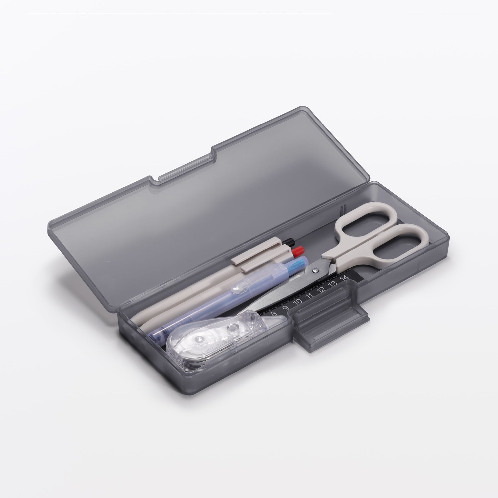 ポリプロピレン　仕切りが外せる筆箱