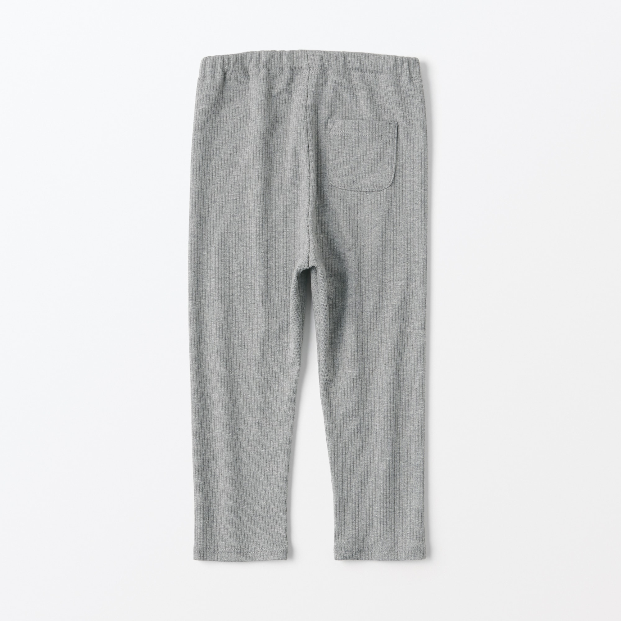 ベビー　おなかすっぽりストレッチ十分丈リブレギンス