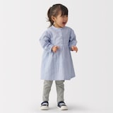 ベビー　おなかすっぽりストレッチ十分丈リブレギンス