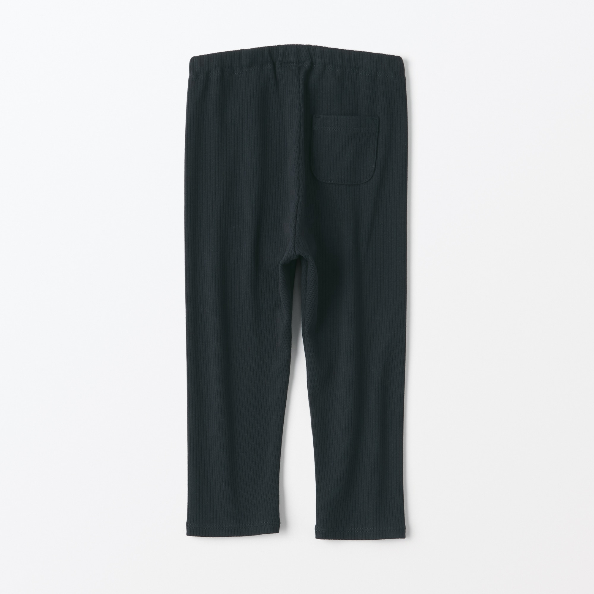 ベビー　おなかすっぽりストレッチ十分丈リブレギンス