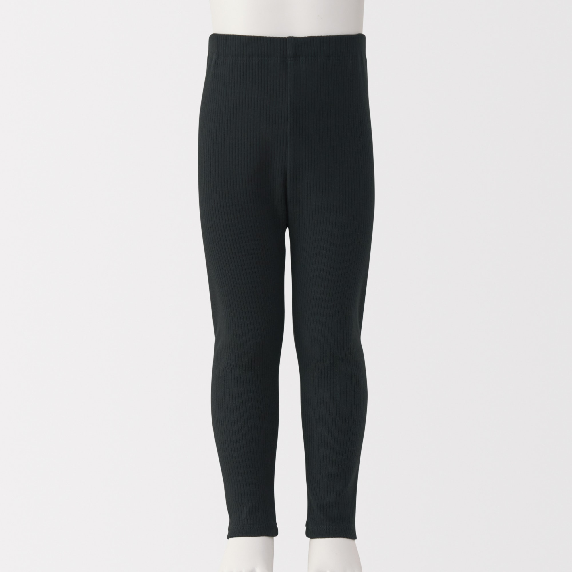 ベビー　おなかすっぽりストレッチ十分丈リブレギンス