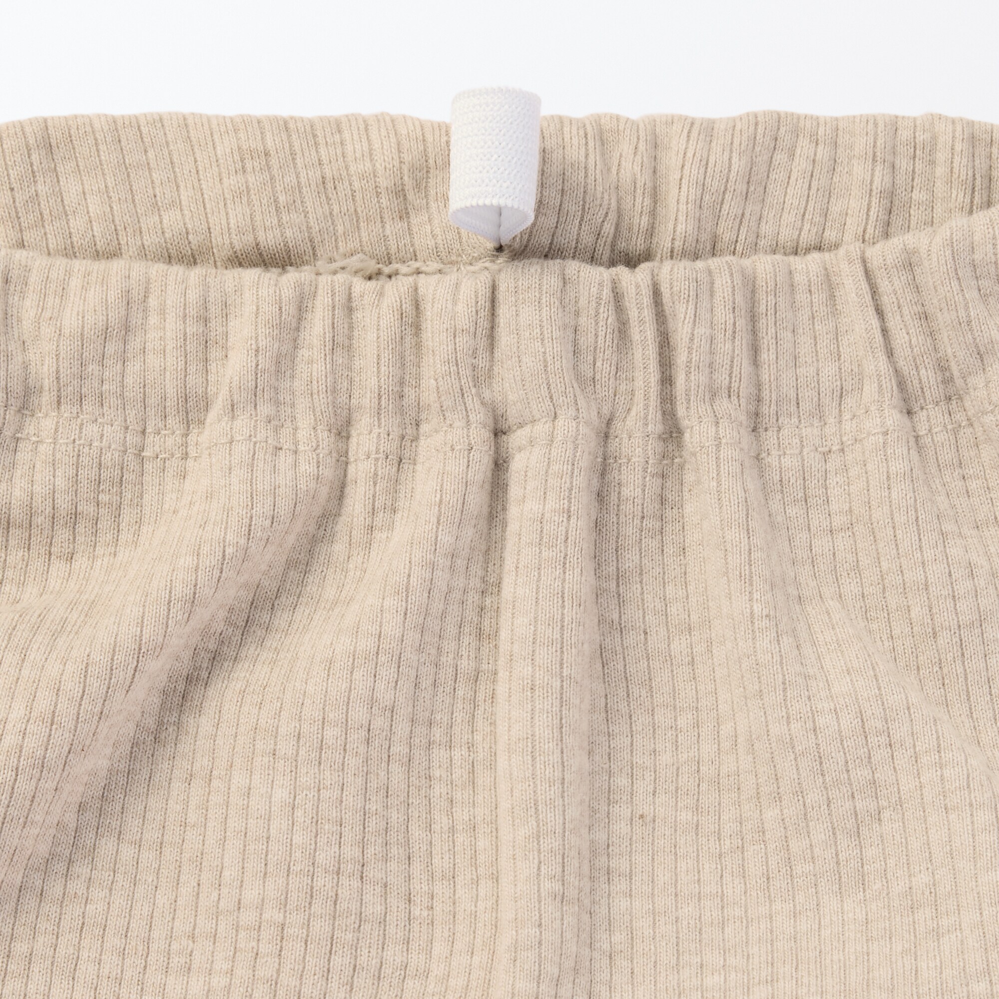 ベビー　おなかすっぽりストレッチ十分丈リブレギンス