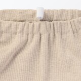 ベビー　おなかすっぽりストレッチ十分丈リブレギンス