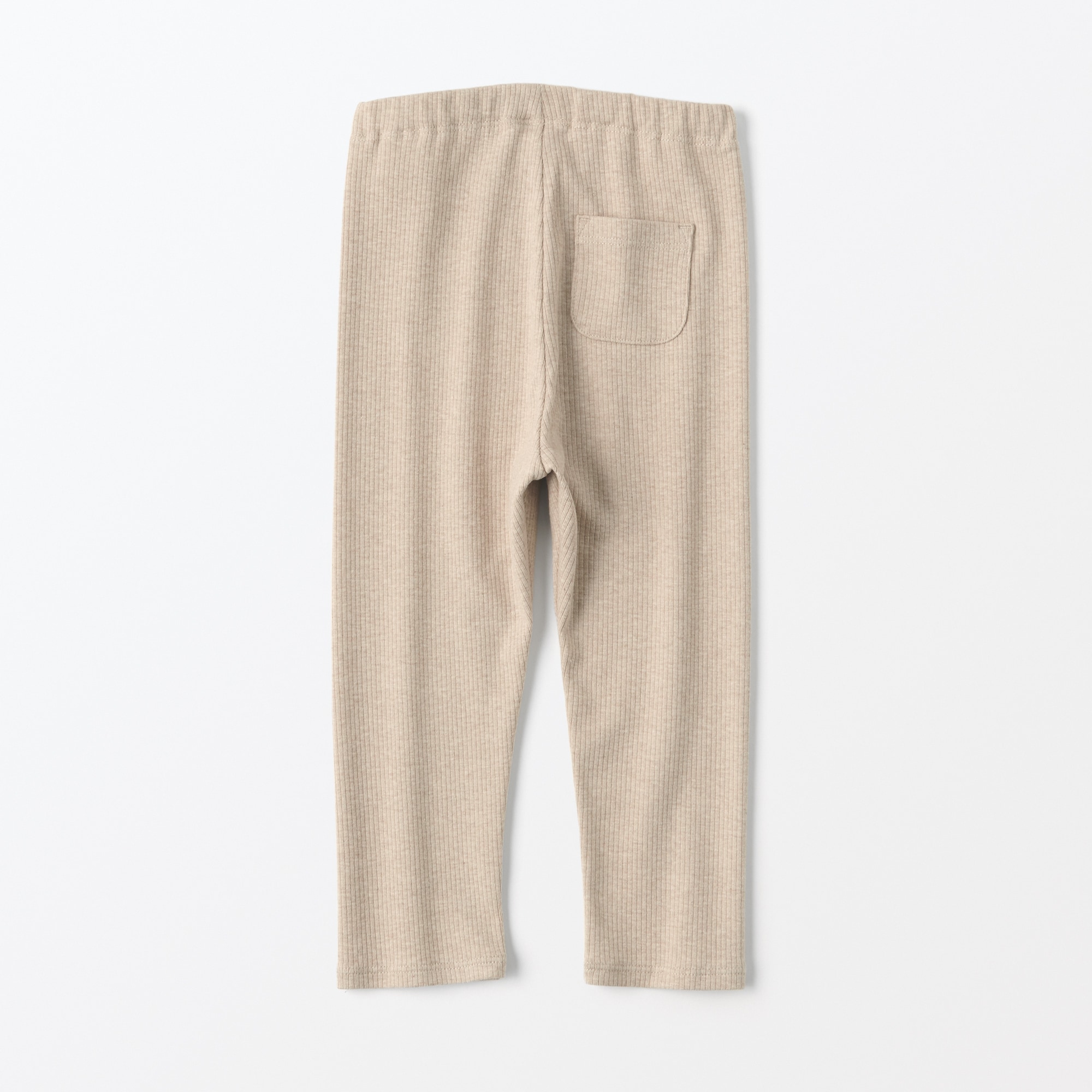 ベビー　おなかすっぽりストレッチ十分丈リブレギンス