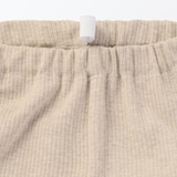 ベビー　おなかすっぽりストレッチ十分丈リブレギンス