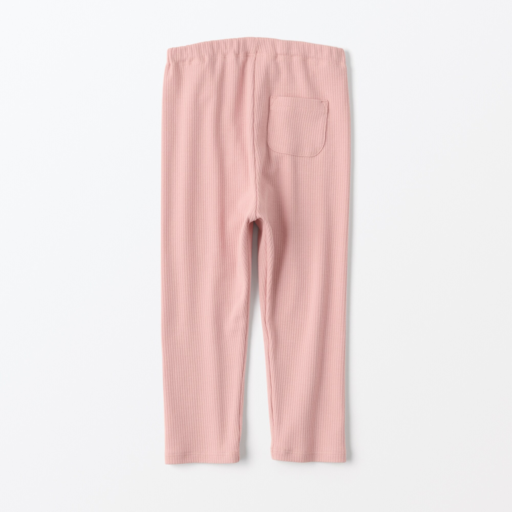 ベビー　おなかすっぽりストレッチ十分丈リブレギンス