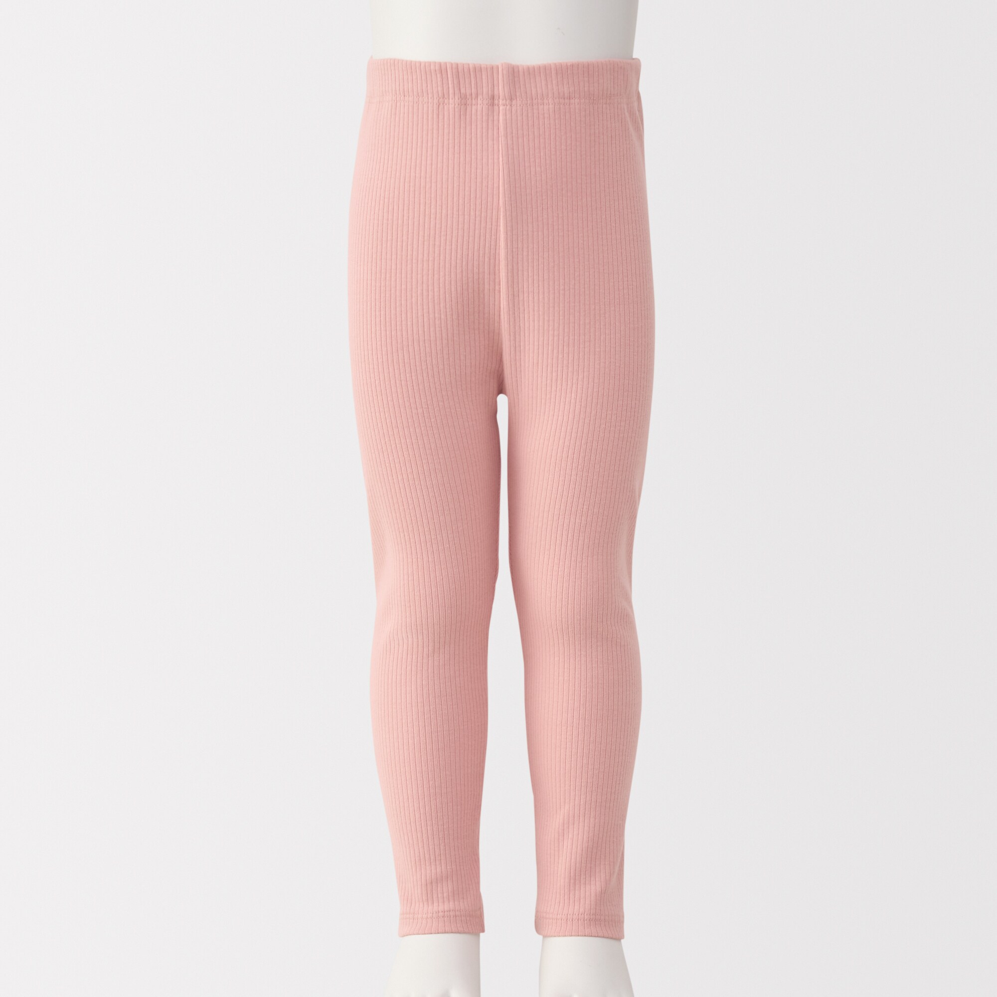 ベビー　おなかすっぽりストレッチ十分丈リブレギンス