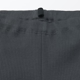 ベビー　おなかすっぽりストレッチ裾メロウ七分丈リブレギンス