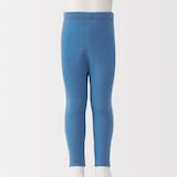 ベビー　おなかすっぽりデニム調十分丈レギンス