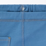 ベビー　おなかすっぽりデニム調十分丈レギンス