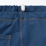 ベビー　おなかすっぽりデニム調十分丈レギンス