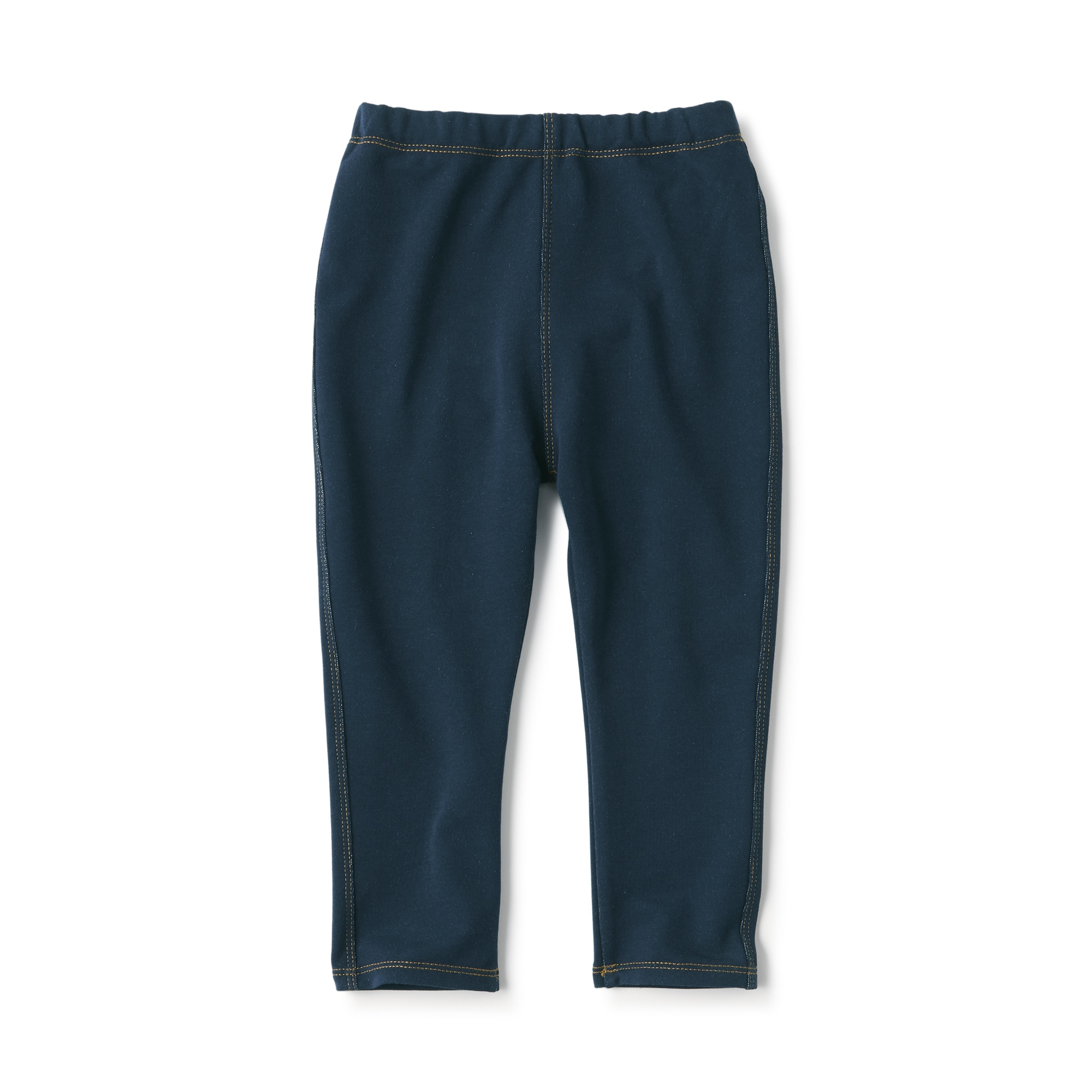 ベビー おなかすっぽりデニム調十分丈レギンス | 無印良品