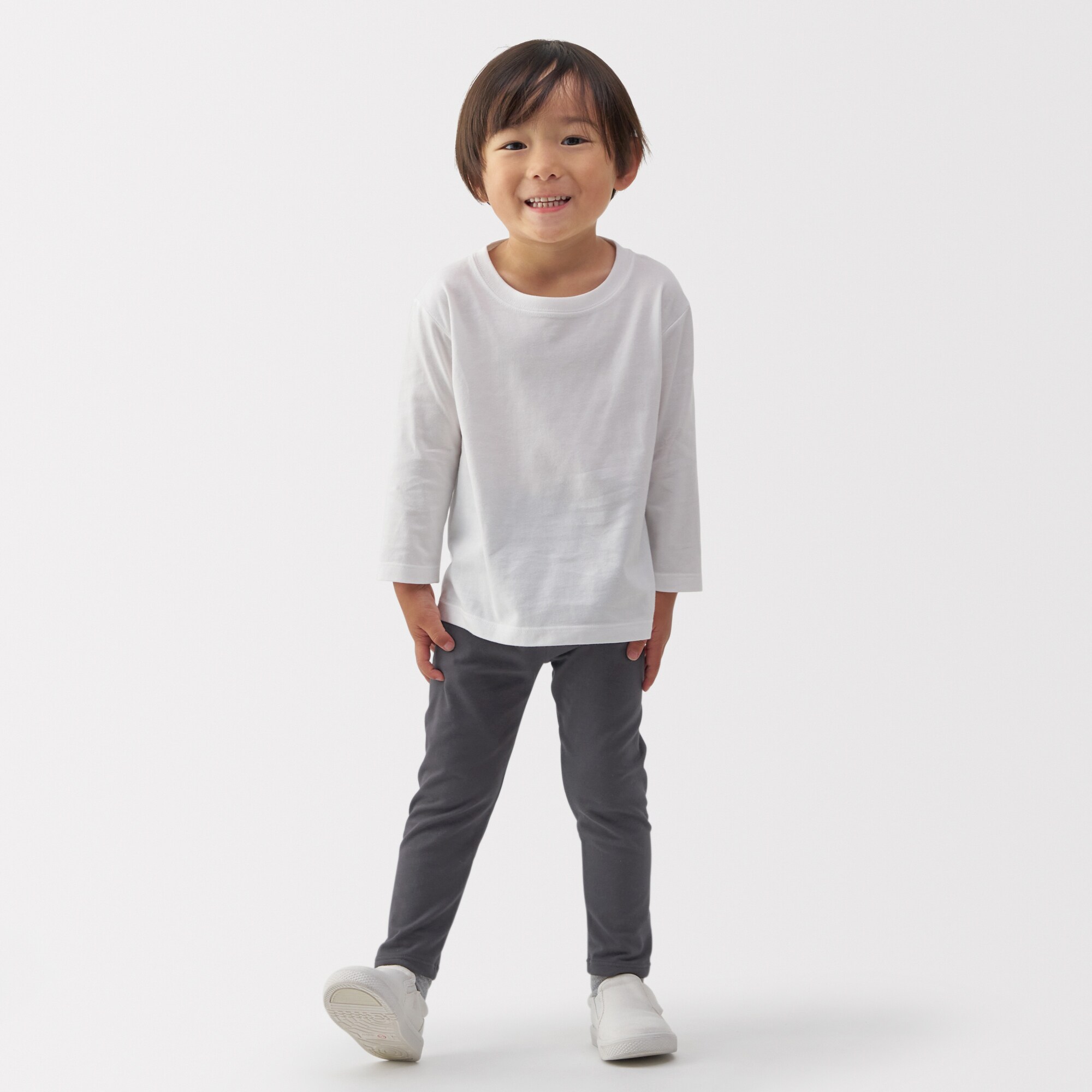 ベビー おなかすっぽりストレッチ十分丈レギンス | 無印良品