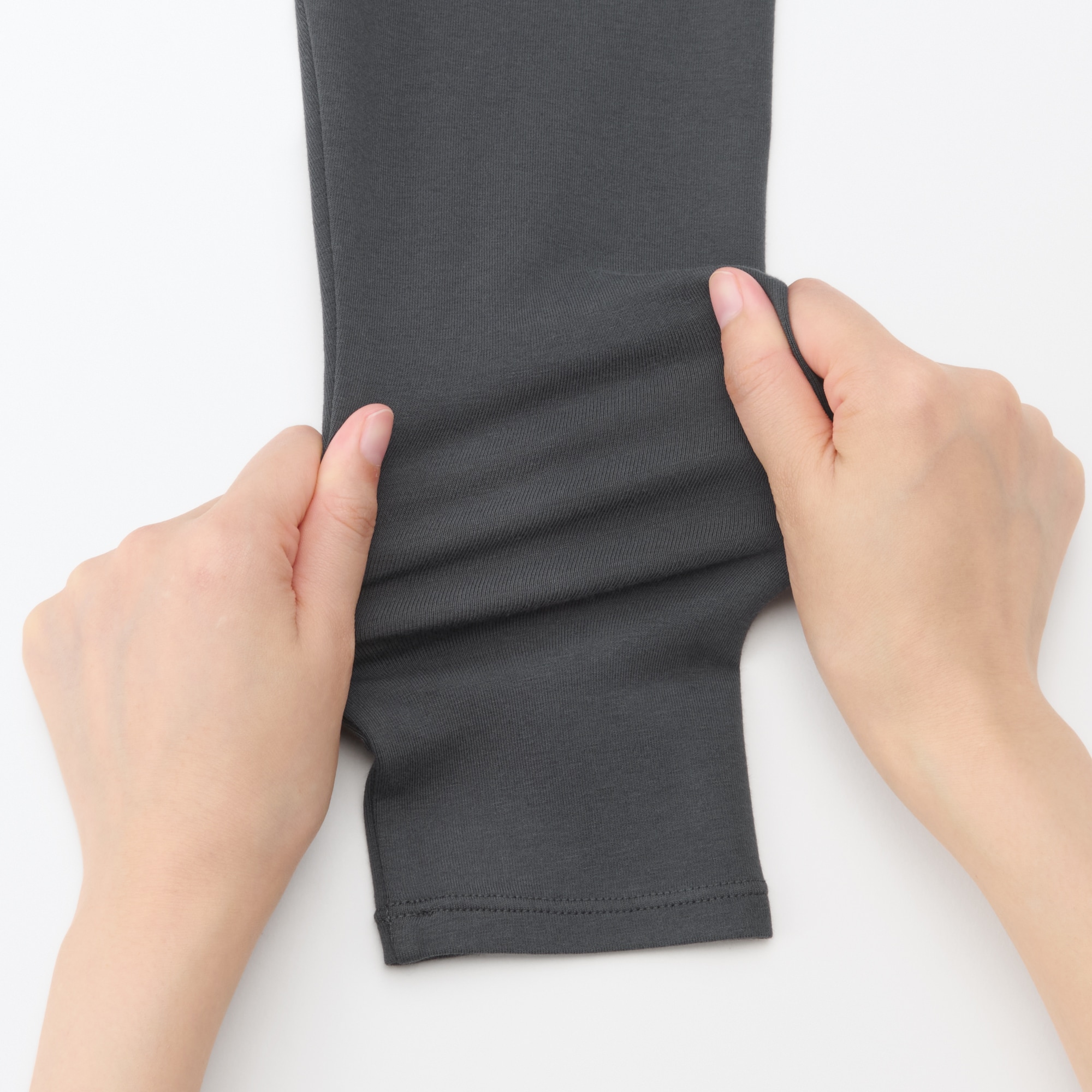 ベビー　おなかすっぽりストレッチ十分丈レギンス