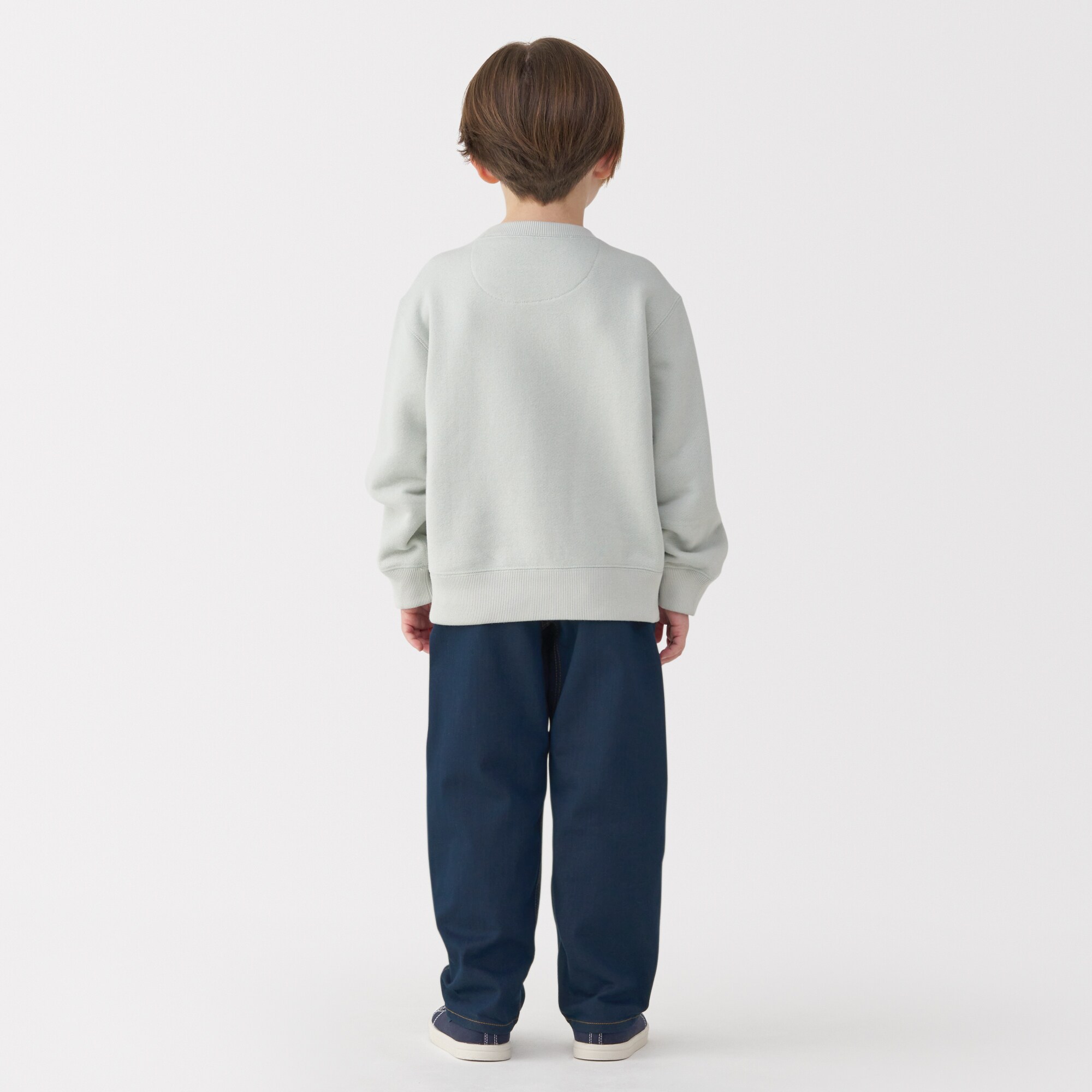 キッズ　ストレッチデニム調ルーズフィットパンツ