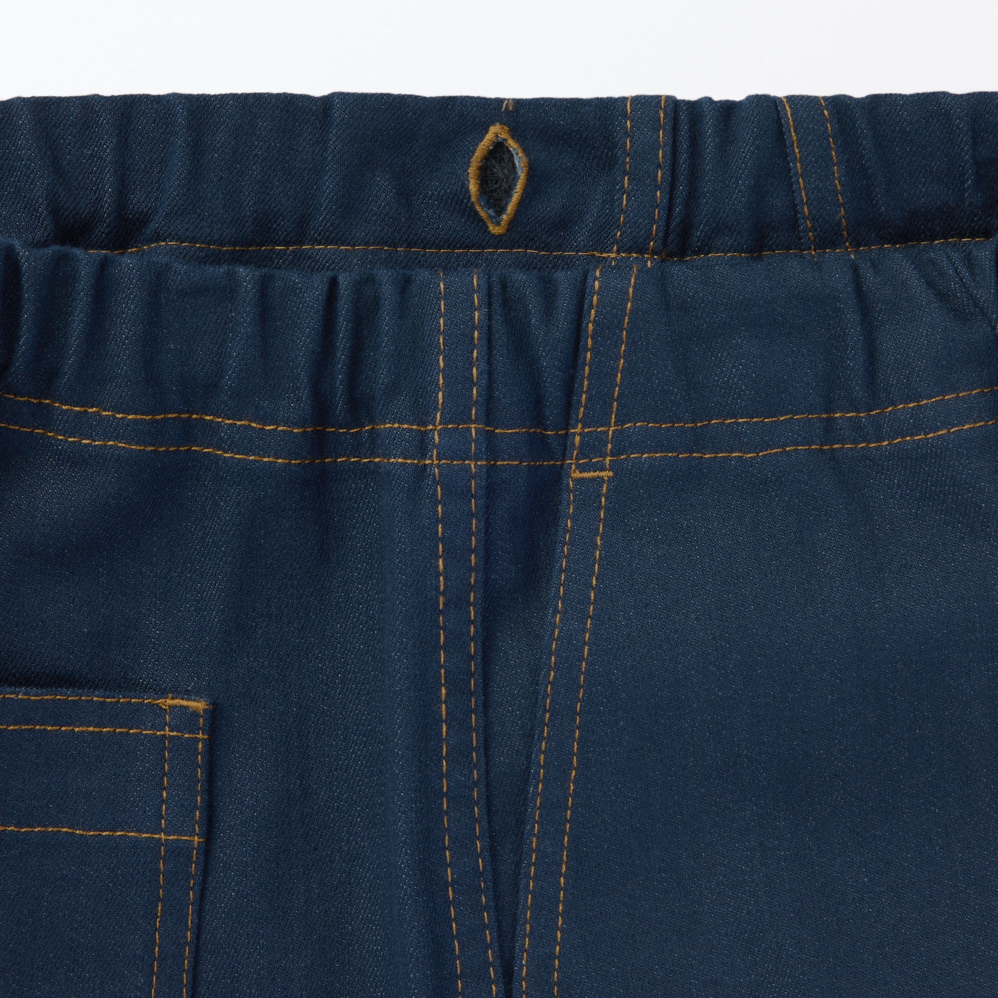 キッズ　ストレッチデニム調ルーズフィットパンツ