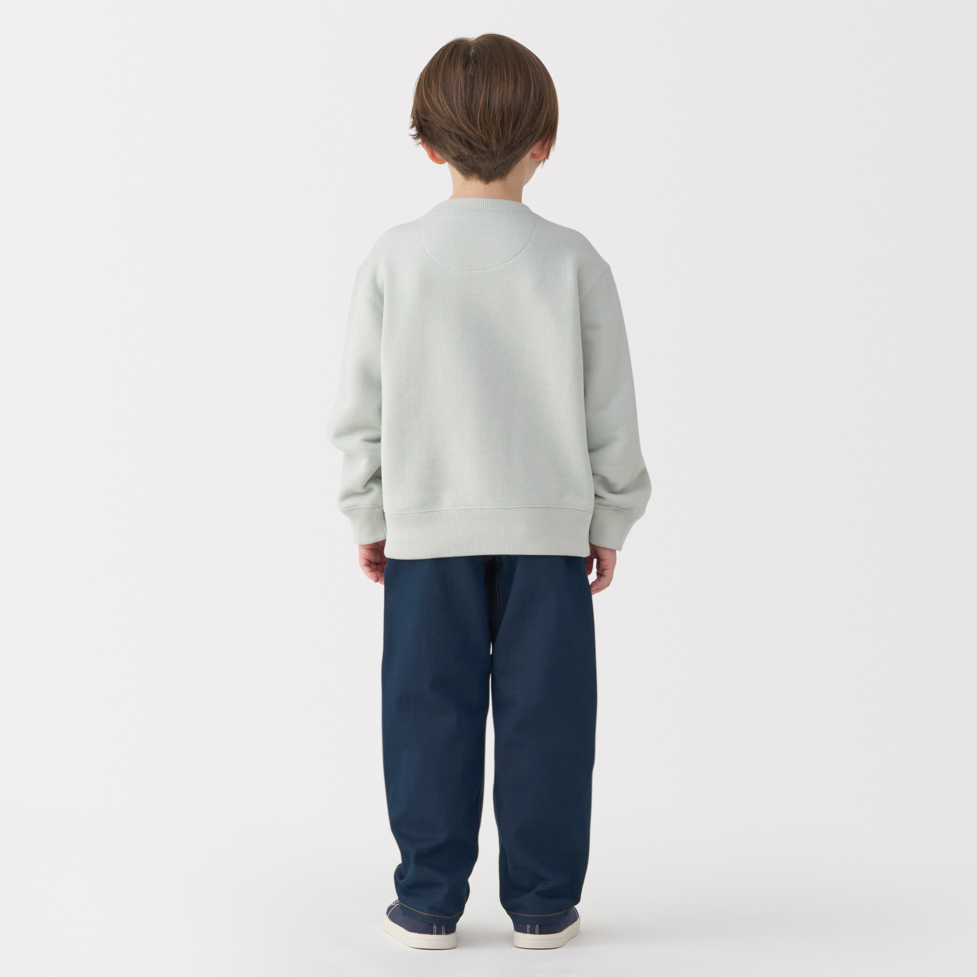 キッズ　ストレッチデニム調ルーズフィットパンツ