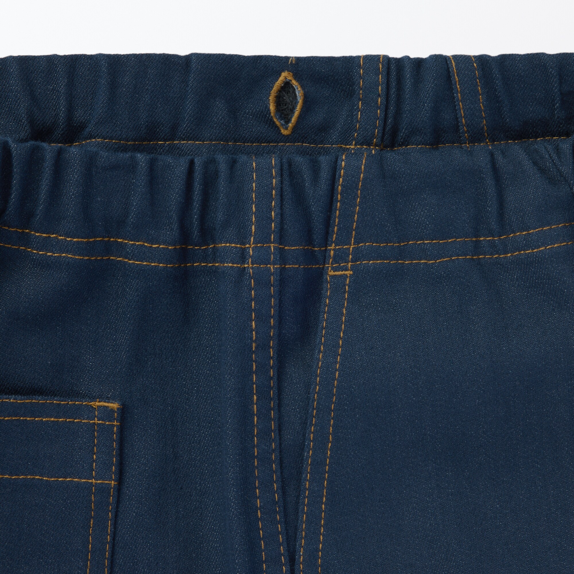 キッズ　ストレッチデニム調ルーズフィットパンツ