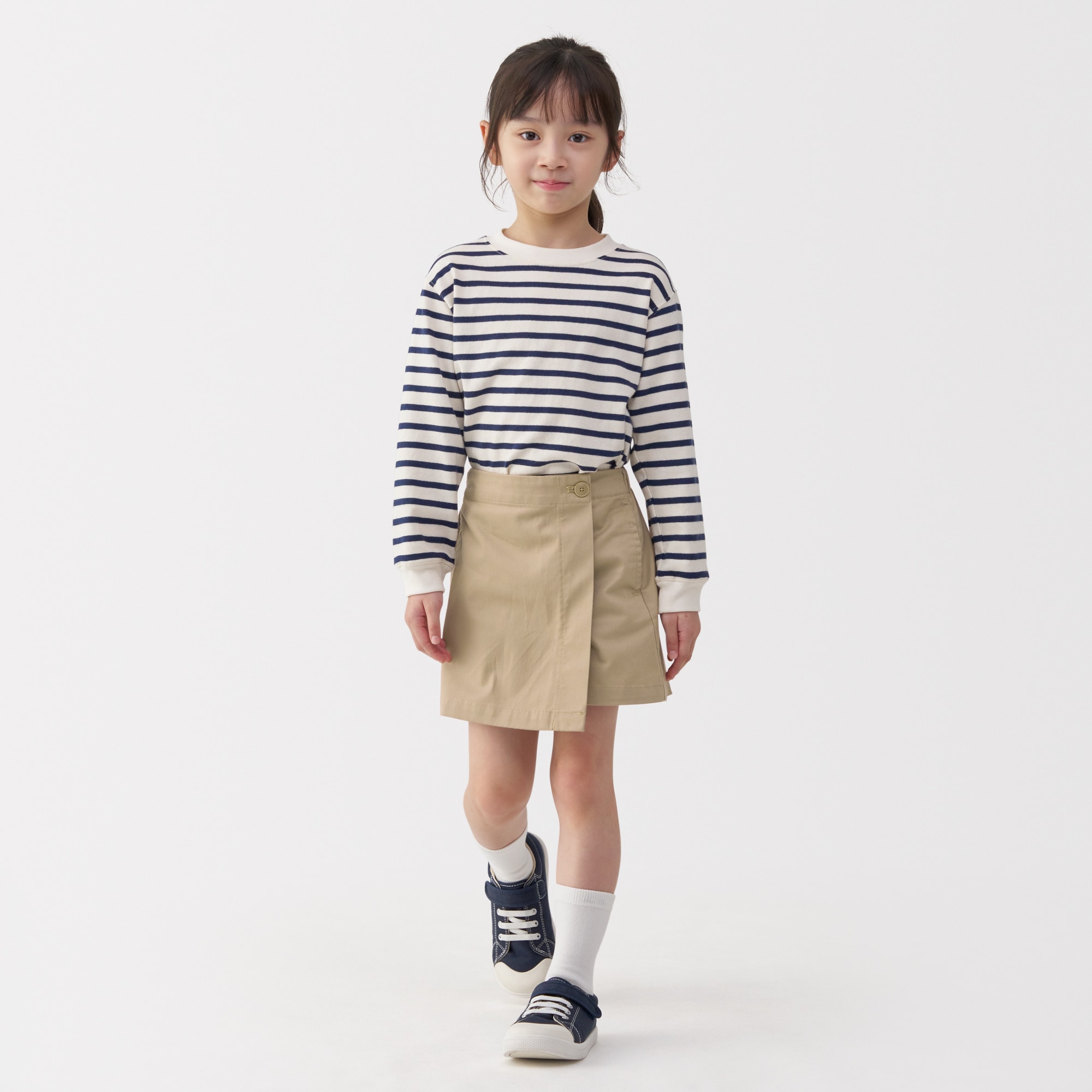 キッズ　洗いざらしチノスコート