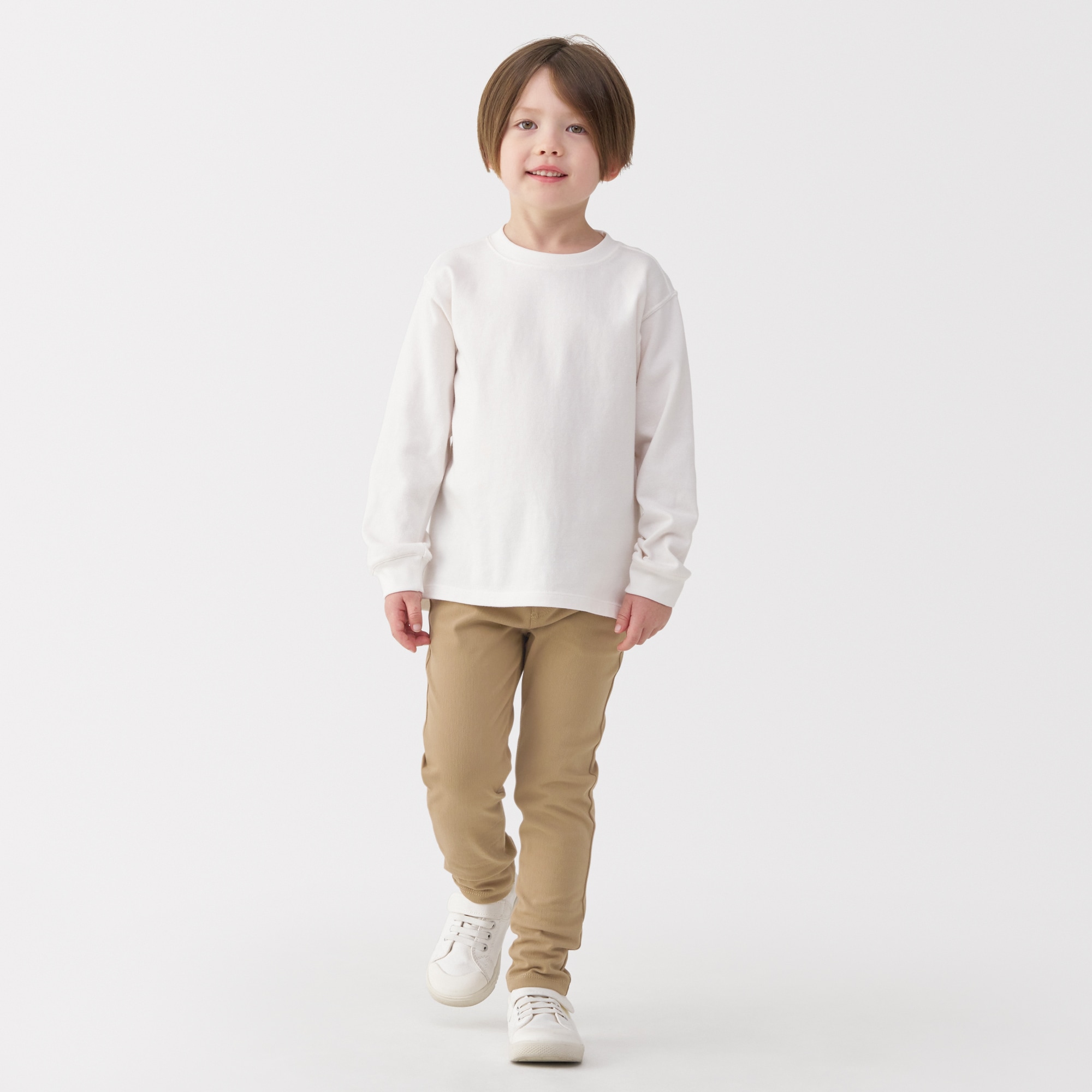 キッズ　ジャージーストレッチツイルレギンスパンツ