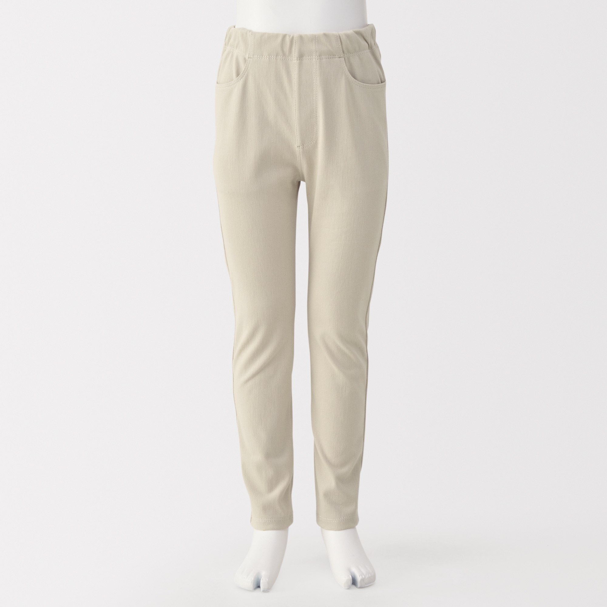 キッズ　ジャージーストレッチツイルレギンスパンツ