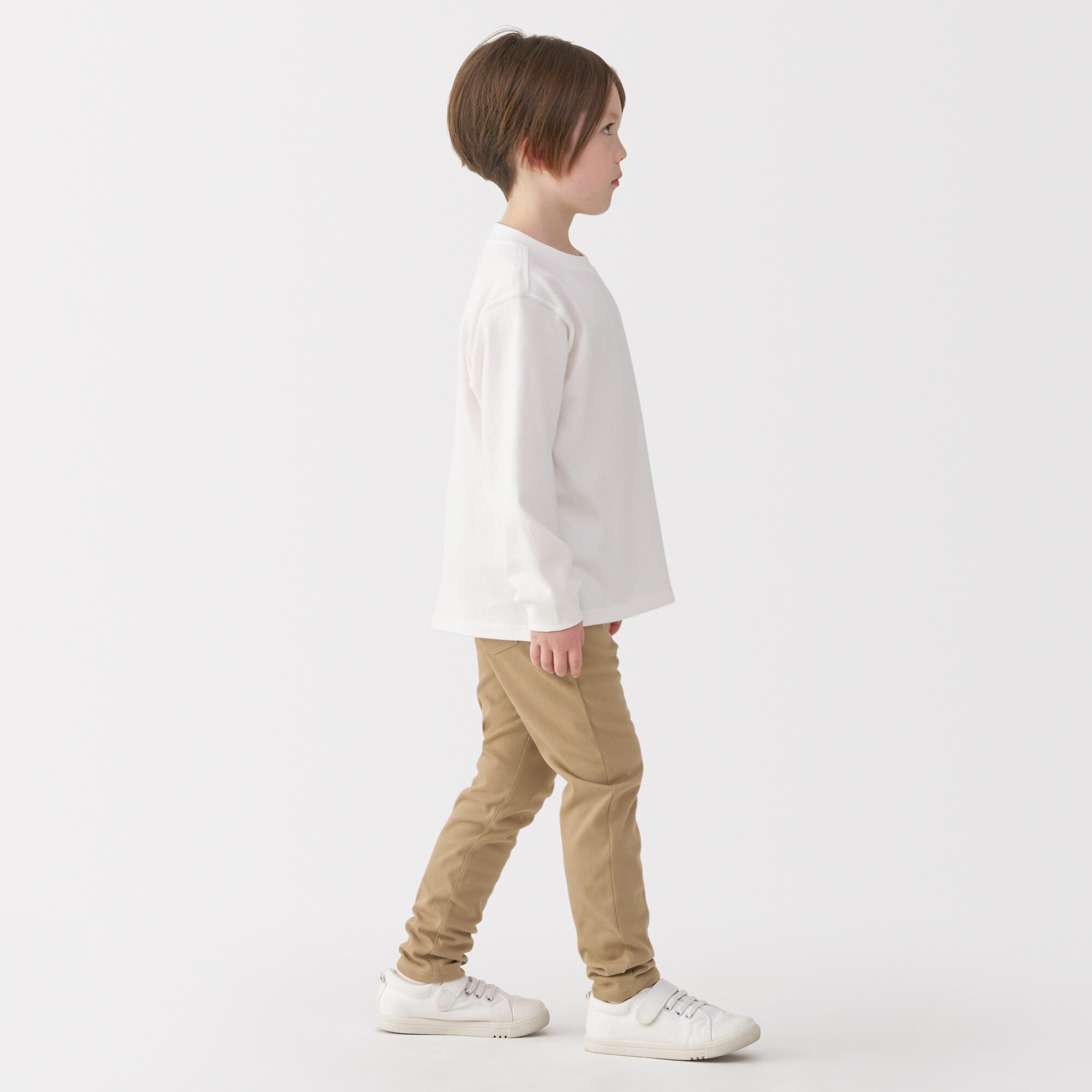 キッズ　ジャージーストレッチツイルレギンスパンツ