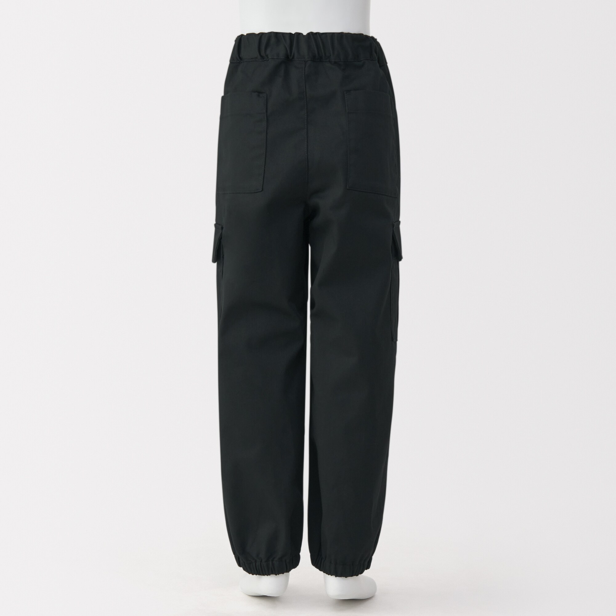 キッズ　洗いざらしチノワイドカーゴパンツ