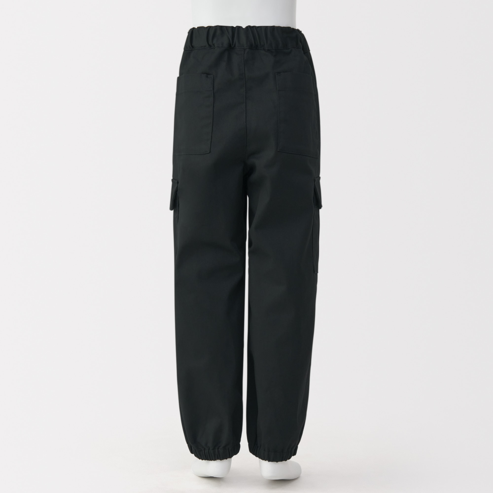 キッズ　洗いざらしチノワイドカーゴパンツ