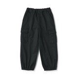 キッズ　洗いざらしチノワイドカーゴパンツ